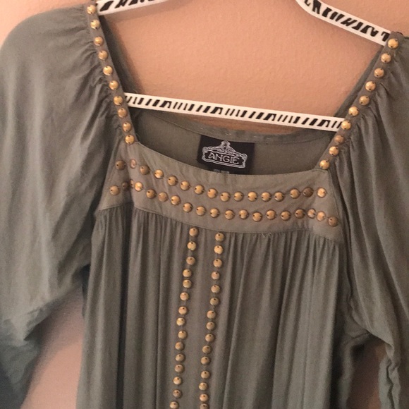 Olive Green Dress - Picture 3 of 3